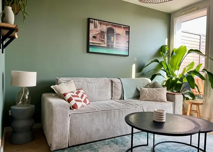 公寓 Havre De Paix Avec Terrasse Au Coeur De 南特