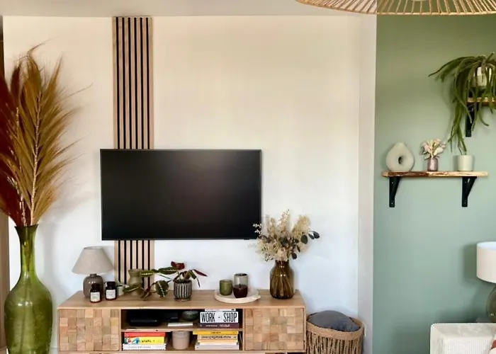 Havre De Paix Avec Terrasse Au Coeur De アパート *